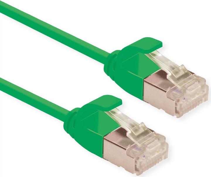 Produktbild Roline U/FTP Patchkabel Kat.6A (Class EA), LSOH, slim (U/FTP, CAT6a, 0.30 m)