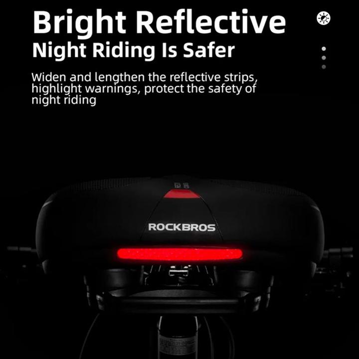 Image du produit Rockbros Selle de vélo AQ-6090R - noir et rouge