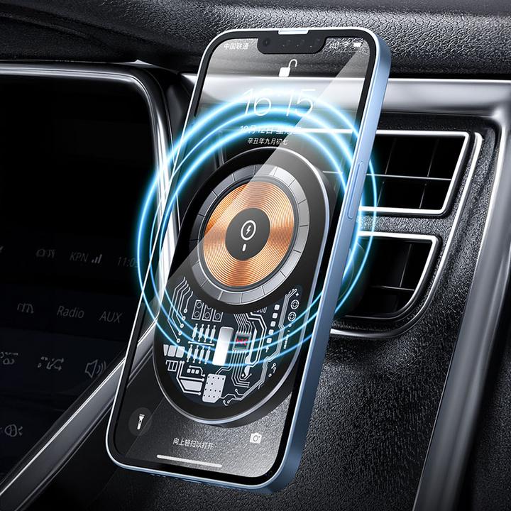 Actual product image Wekome Magnetic car holder with MagSafe wirele