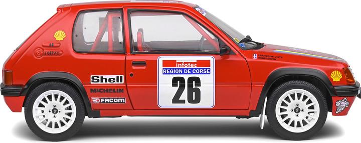 Actual product image Solido 1:18 Peugeot 205 PTS red #26