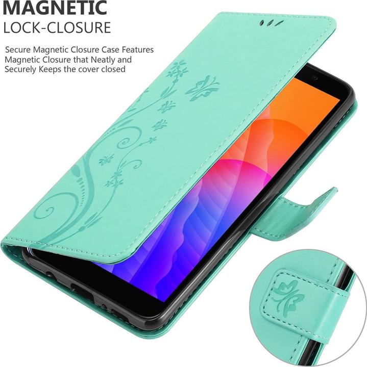 Image du produit Cadorabo Couverture du livre de fleurs (Huawei Y5p)