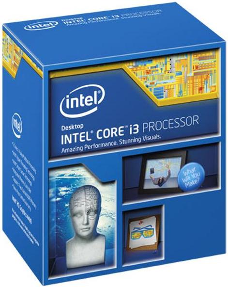 Actual product image Intel Core i3 4130 BOX (LGA 1150, 3.40 GHz, 2 -Core)
