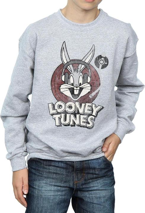 Immagine prodotto Looney Tunes Felpa garçon Bugs Bunny Circle Logo (152, 158)