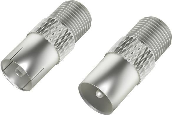 Produktbild Hama SAT-Adapter-Set F-Kupplung - Koax-Stecker/F-Kupplung - Koax-Kupplung (Antennenkabel)