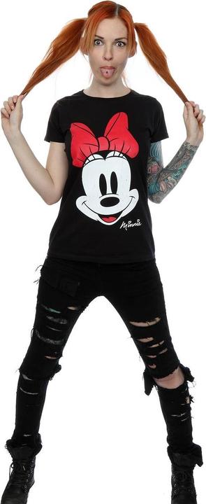 Immagine prodotto Disney Minnie Mouse Distressed Face Maglietta Donna (XS)