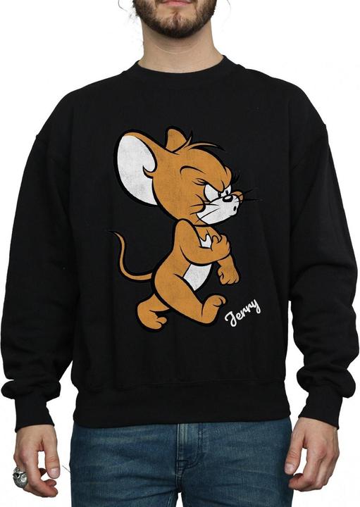 Image du produit Tom & Jerry Mens Angry Mouse Cotton Sweatshirt (XL)