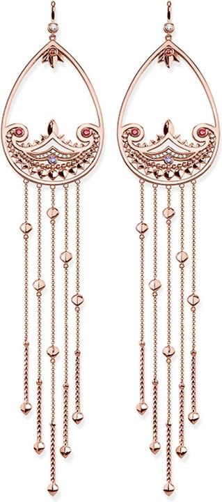 Thomas Sabo Boucles d'oreilles motif paisley (Argent)