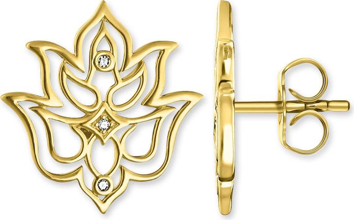 Thomas Sabo Boucles d'oreilles Lotus Fleur Ornement (Argent)