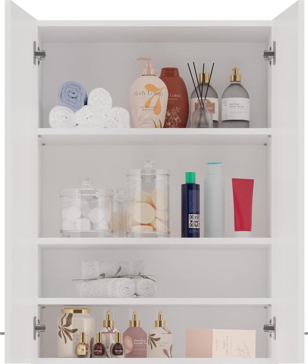 Actual product image Topeshop Cupboard above washing machine POLA MINI DD 64x30xH90 white (64 x 30 x 90 cm)