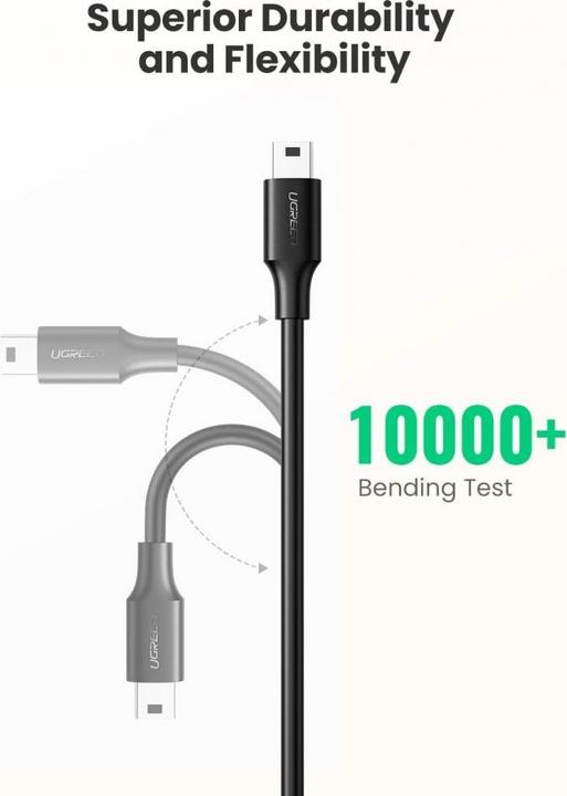 Image du produit Ugreen USB A – USB Mini-B (3 m, USB 2.0)