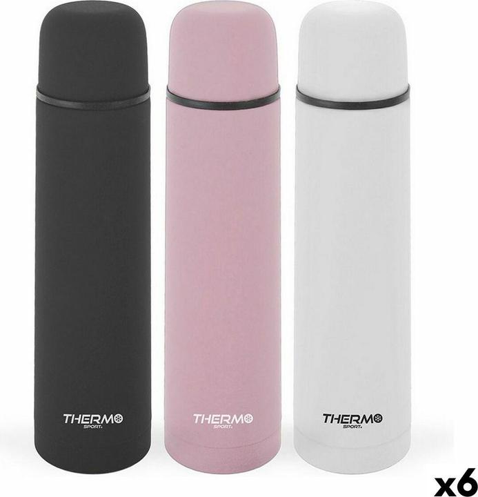 Actual product image Thermo Sport Thermosflasche ThermoSport Edelstahl (6 Stück) (6 l)