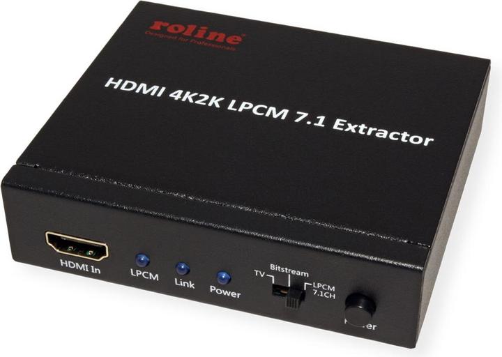 Actual product image Roline HDMI 4K2K Audio Extractor LPCM 7.1