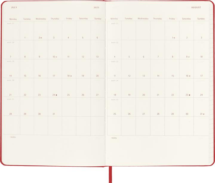 Immagine prodotto Moleskine Tageskalender (A5, Inglese)