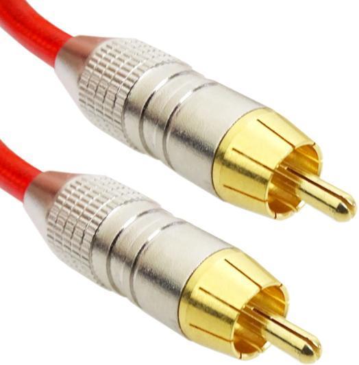 Produktbild RØDE Cinch-Kabel RCA Kabel 2x Stecker Rot 3m (3 m, Cinch)