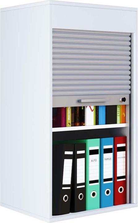 Productafbeelding VCM Houten kantoorkast Archiefkast Aktos L Rolluik afsluitbaar (50 x 40 x 93 cm)