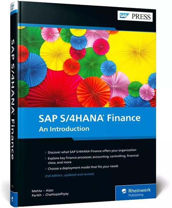 Produktbild SAP S/4HANA Finance (Englisch, Sanjib Chattopadhyay, Maunil Mehta, Usman Aijaz, Sam Parikh, 2023)