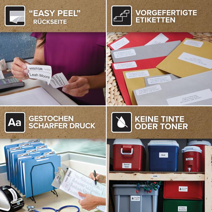 Actual product image Dymo S0722540 Multi-purpose labels, 1 piece