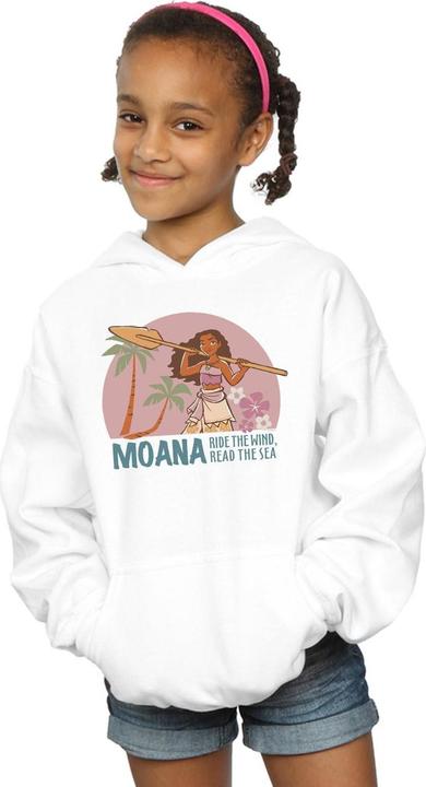 Actual product image Disney Girls Moana Read The Sea Hoodie (152, 158)