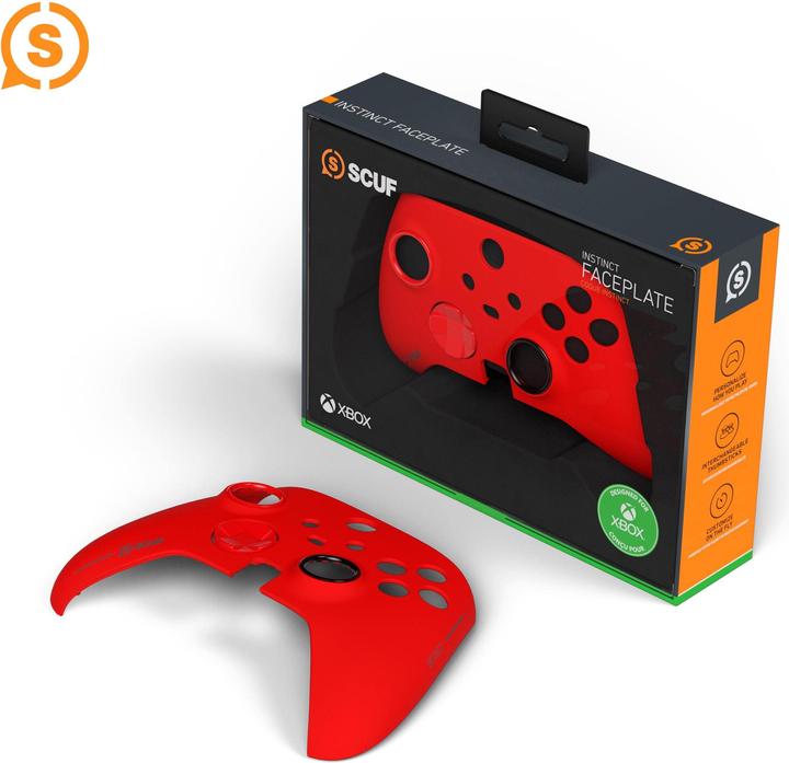 Image du produit Scuf Kit de plaques faciales Instinct - Red FP, Red Ring, Red Hybrid D-Pad