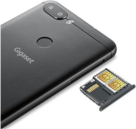 Immagine prodotto Gigaset GS370 Plus (64 GB, Jet Black, 5.70", Doppia SIM + SD, 13 Mpx, 4G)