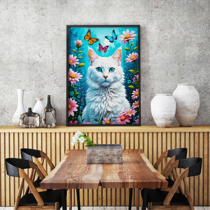 Produktbild Enjoy Puzzle Puzzle 1000 Teile - Weisse Katze (1000 Teile)