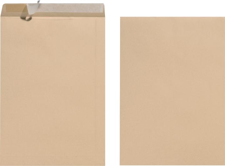 Produktbild Herlitz Versandtasche DIN B4 ohne Fenster ohne Adressfeldtasche 100g/m² mit Haftklebung St./Pack. (250 x 353 mm, 10 x)