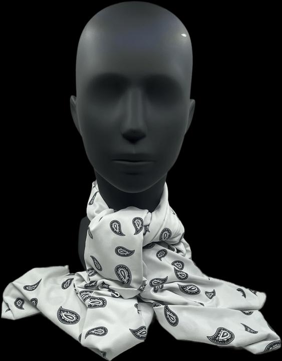 Actual product image Industyle Design Foulard / Scarf in Glarus Paisley Design, white