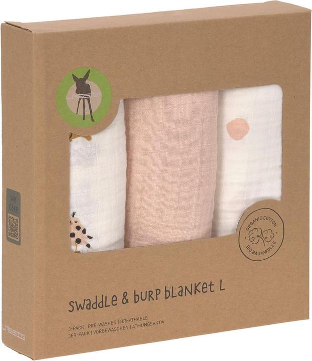 Produktbild Lässig 3er Windeltuch L'Mateys spicy orange (85 cm, 85 cm)