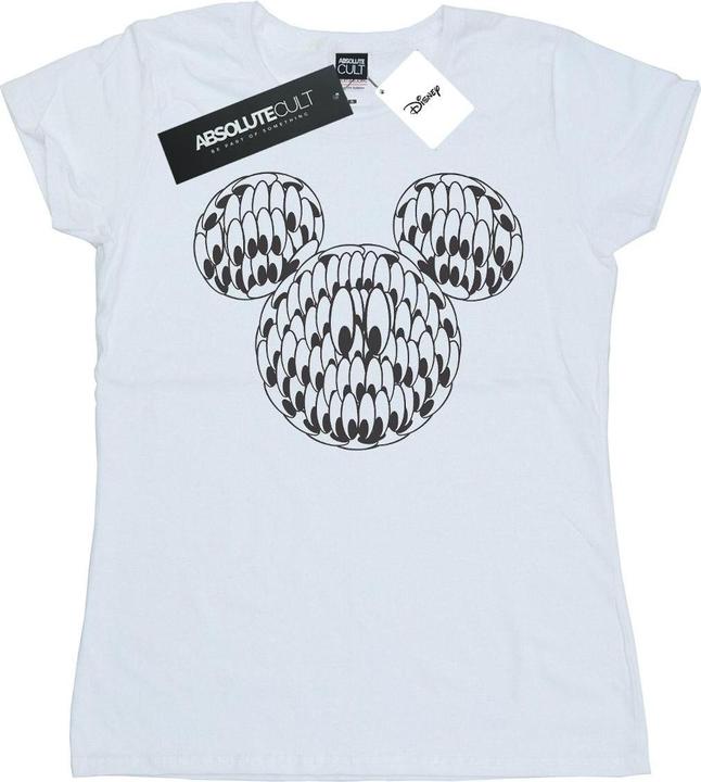 Actual product image Disney Womens/Ladies Mickey Mouse Head Of Eyes Cotton T-Shirt (L)
