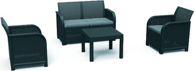 Image du produit Keter Rosalie 2 sièges Canapé Lounge Set - Gris (249561)