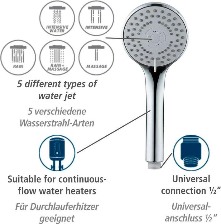 Image du produit Wenko Ligne Basic (5 Types de jets)
