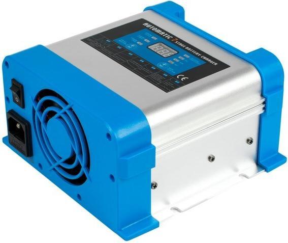 Digital AZO Digitales 12V-Netzladegerät für BC-20 PRO 20A-Batterien (230V/12V) LCD 7-stufige Ladung (12V, 20 A)