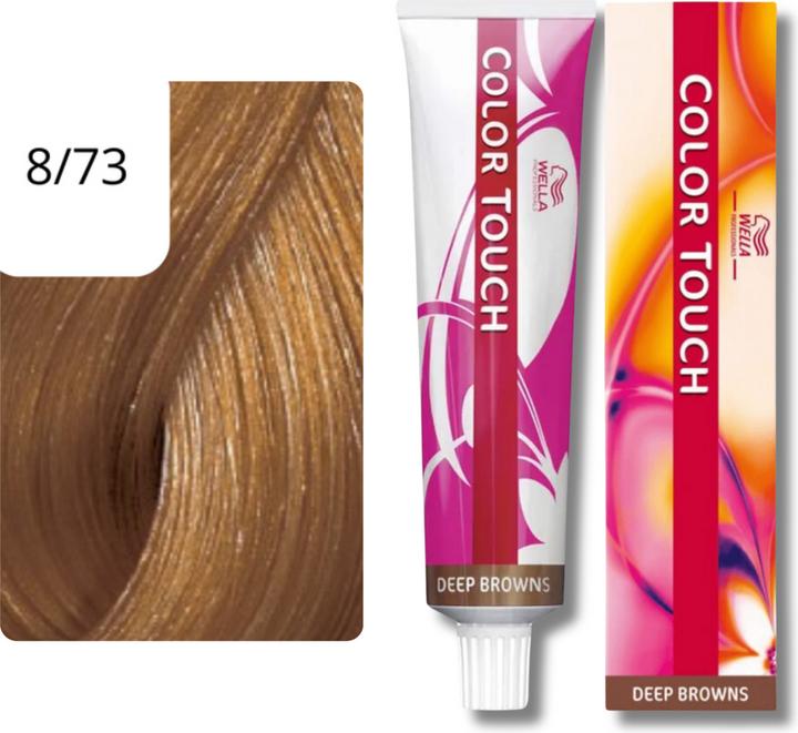 Produktbild Wella Color Touch Deep Browns (8/73 Hellblond Braun-Gold)