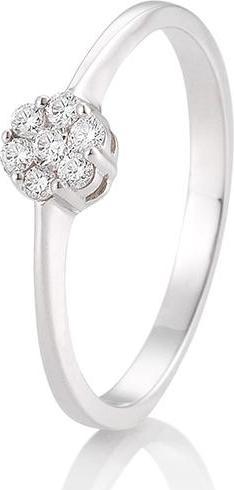 Produktbild Breuning Verlobungsring Flower (51, 585/14 K Gold)