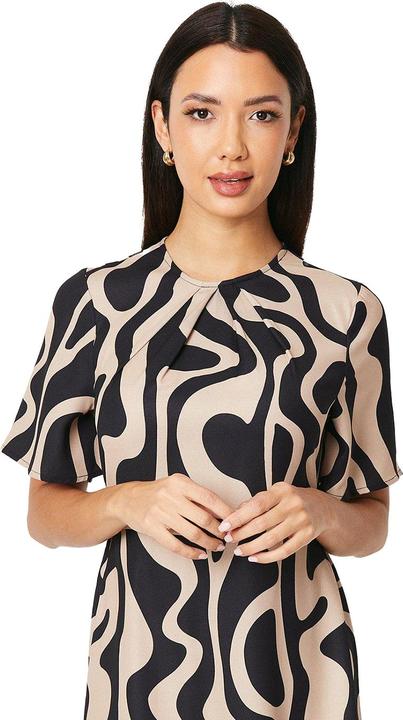 Image du produit Principles Womens/Ladies Geometric Volume Midi Dress (38 D)