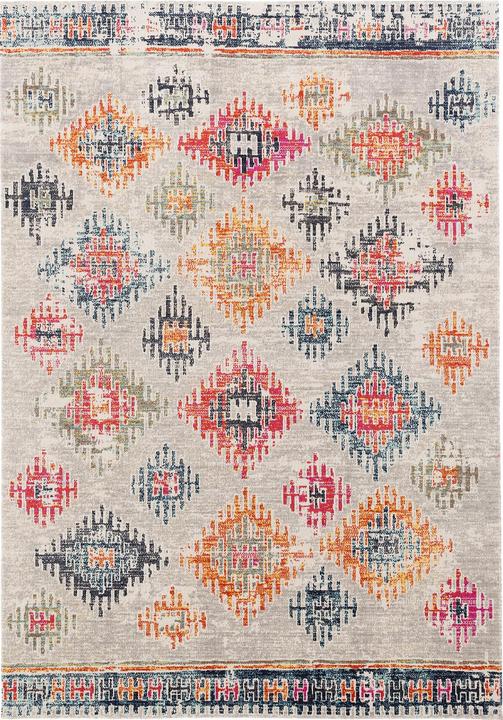 Actual product image Pergamon Kurzflor Designer Teppich Modern Vintage Orient Muster (80 x 150 cm)