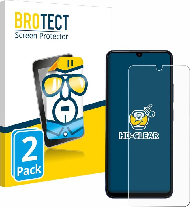 Actual product image BROTECT Screen Protector Clear (2 Piece, Xiaomi Redmi Note 14 Pro 5G)