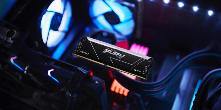 Image du produit Kingston Fury Beast RGB (1 x 16GB, 3600 MHz, RAM DDR4, DIMM)