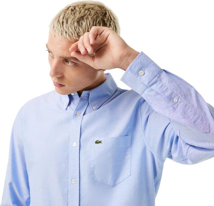 Actual product image Lacoste Mens Oxford Cotton Regular Shirt (M)
