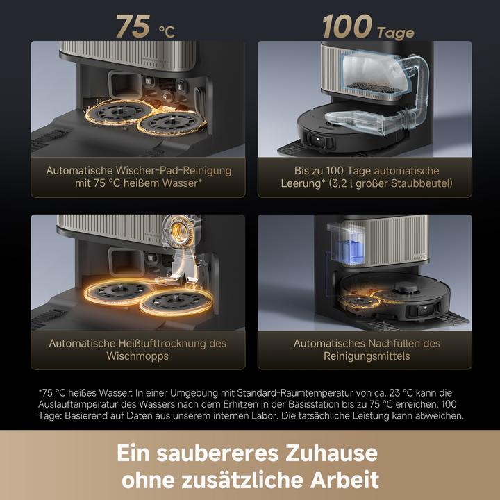 Image du produit Dreame L40s Pro Ultra Black (Robot d'aspiration et de nettoyage)