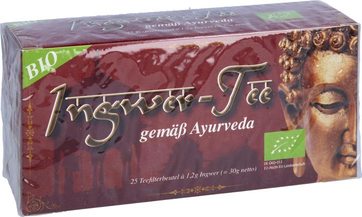 Image du produit Sanitas Thé au gingembre selon l'Ayurveda Bio, 25 pcs. Sachets filtres (30 g)