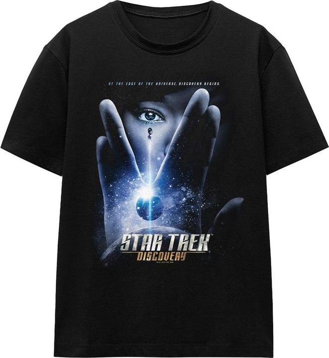Actual product image Universal Textiles Unisex Adult Discovery Begins T-Shirt (L)