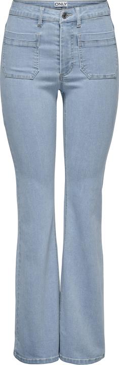 Produktbild Only ONLWAUW Hohe Taille Ausgestellt Jeans Flared fit jeans (32)