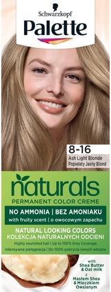 Palette Naturals Permanent Color Creme fruity scent hair dye with Shea Butter and Oat Milk 8-16h (Ash Light Blonde)