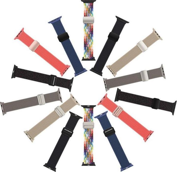 Image du produit Dux Ducis Mixture Pro Bracelet Apple Watch 38mm/40mm/41mm - Gris (38 mm, 40 mm, 41 mm, Nylon)