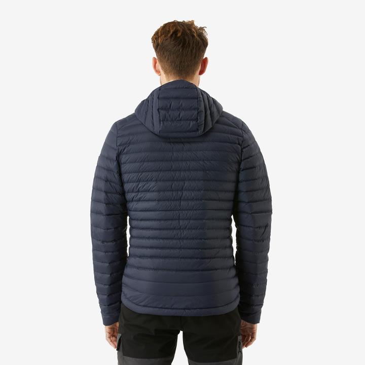 Actual product image Forclaz Men's down jacket down to -5 °C with hood Trekking - MT100 (3XL)