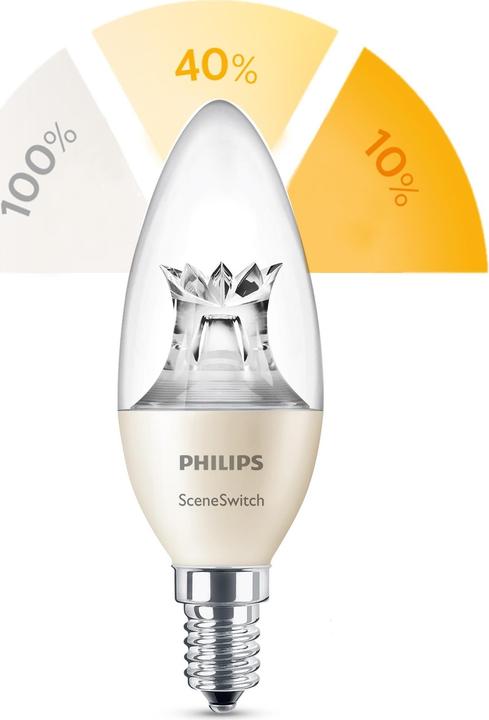 Produktbild Philips SceneSwitch (E14, 5.50 W, 470 lm, 1 x, G)