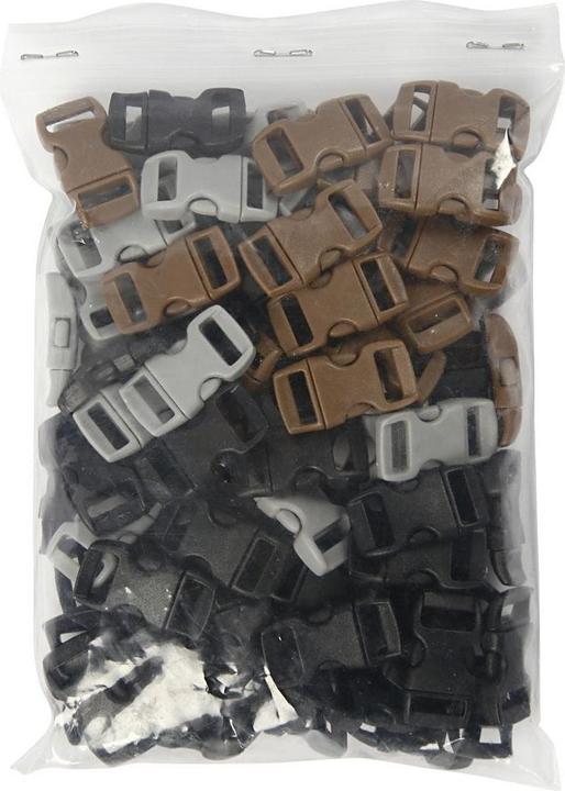 Produktbild Creativ Company Klickverschluss 29 mm x 15 mm, Lochgrösse 3 x11 mm,100 Stück