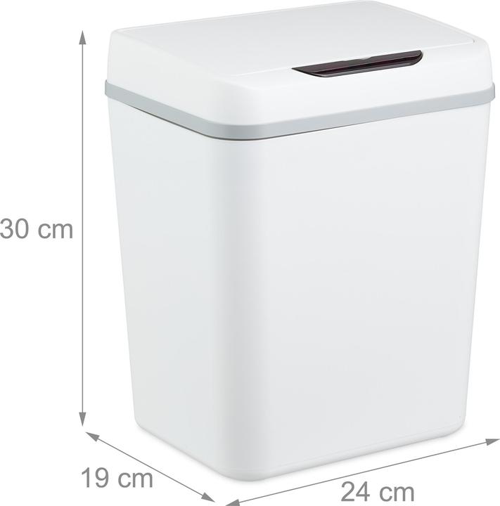 Image du produit Relaxdays Poubelle de salle de bain (9 l)