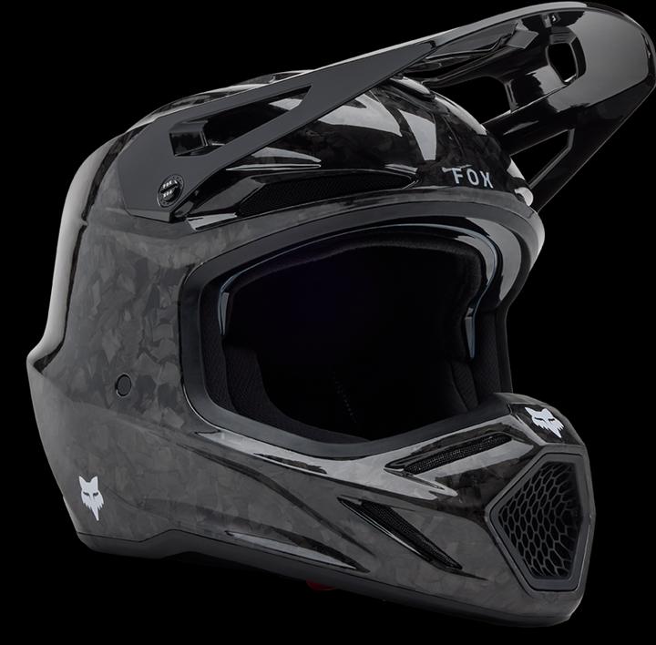 Actual product image Fox V3 RS Carbon Solid Helmet (52 - 56 cm)